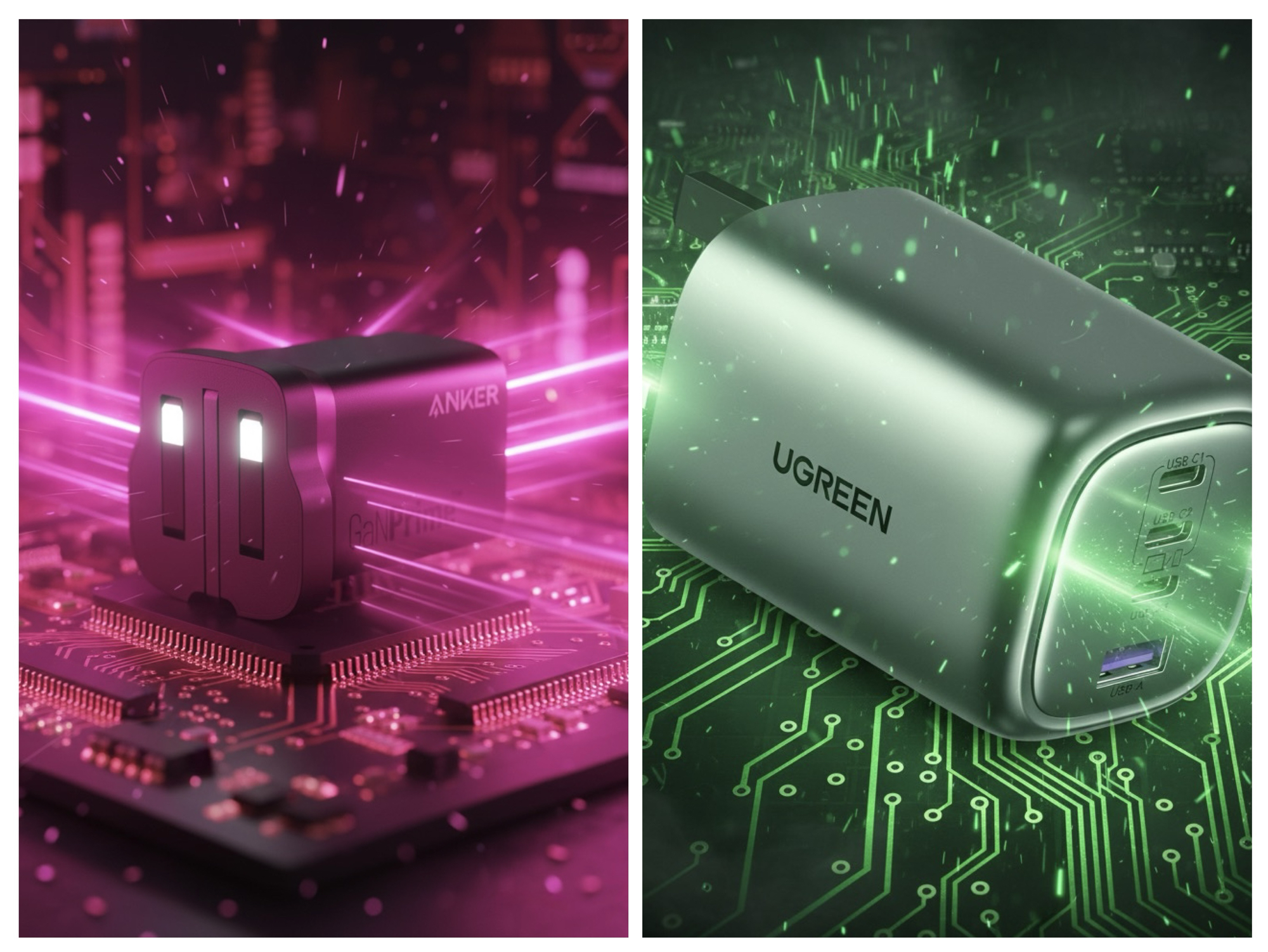 Anker vs UGREEN 100W GaN Charger Review: The Affordable “One Plug For All” Battle